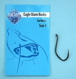 Catfish Pro Eagle Wave Hooks - Barbless