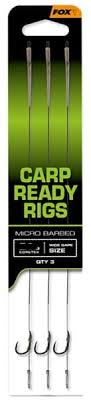 Fox EOS Barbless Ready Rigs - X 3 Wide Gape