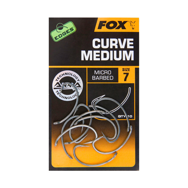 Fox Edges Curve Medium Hooks