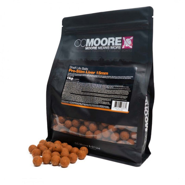 CC Moore Pro-Stim Liver Shelf Life Boilies 15mm