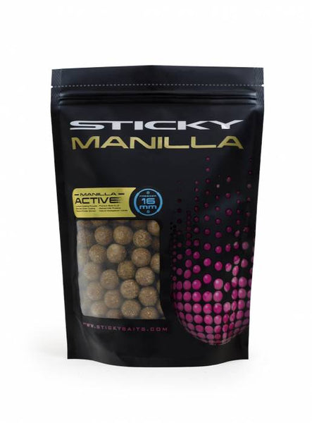 Sticky Baits Manilla Active Freezer Boilies 1kg