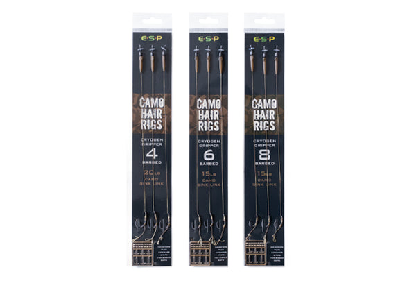 E-S-P Camo Cryogen Hair Rigs
