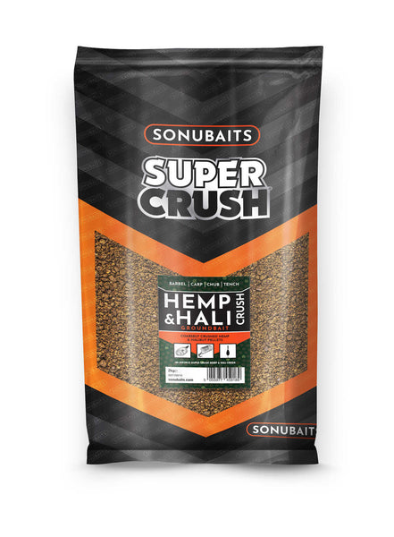 Sonubaits Super Crush Hemp & Hali Groundbait 2kg