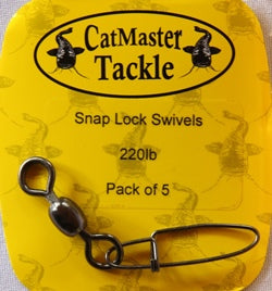 Catmaster Heavy Duty Snap Lock Swivels 120lb