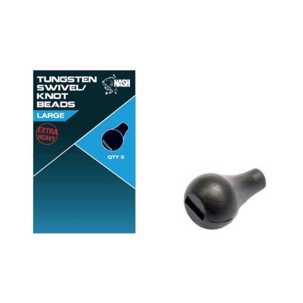 Nash Tungsten Swivel/Knot Beads Small