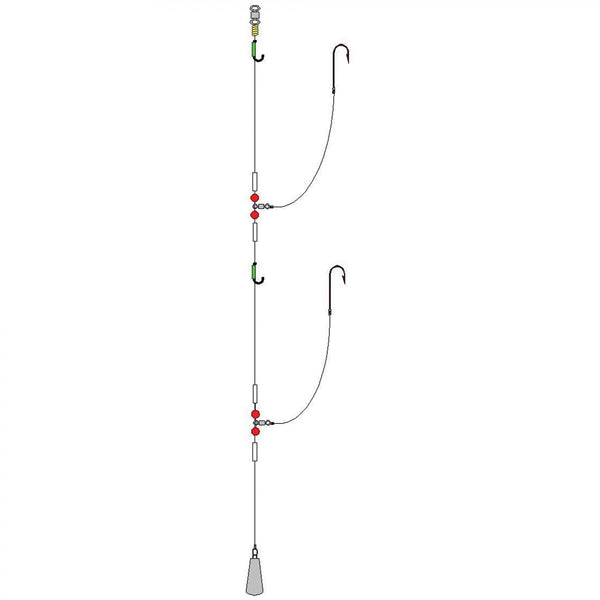 Shakespeare Two Hook Sea Fishing Rig – The Tackle Shed