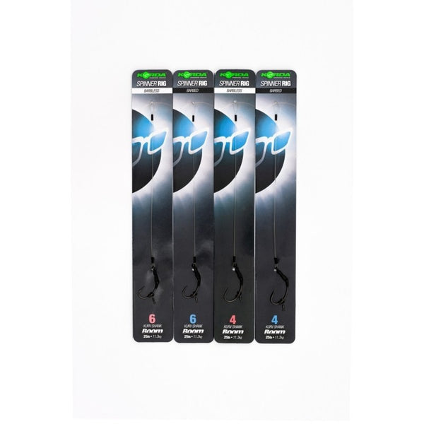 Korda Ready Tied Spinner Rigs Kurv Hook