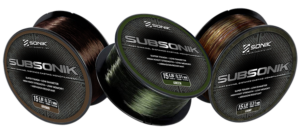 Sonik Subsonik Monofilament Carp Line – The Tackle Shed