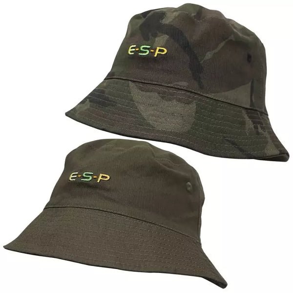 E-S-P Reversible Bucket Hat Camo/Olive Large