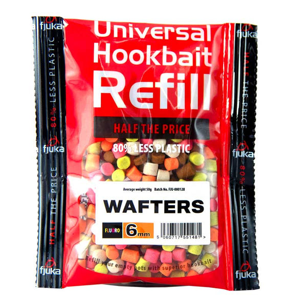 Fjuka Baits Hookable Fluoro Wafters Refill Bags 50g