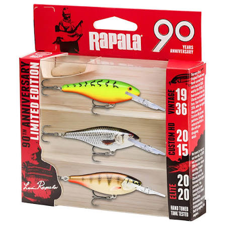 Rapala 90th Anniversary 7cm Trout & Perch Lure Kit