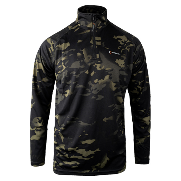 Speero Armour Top Black Camo