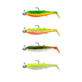 Savage Gear Cannibal Shad 8cm Mixed Pack 4 Pieces