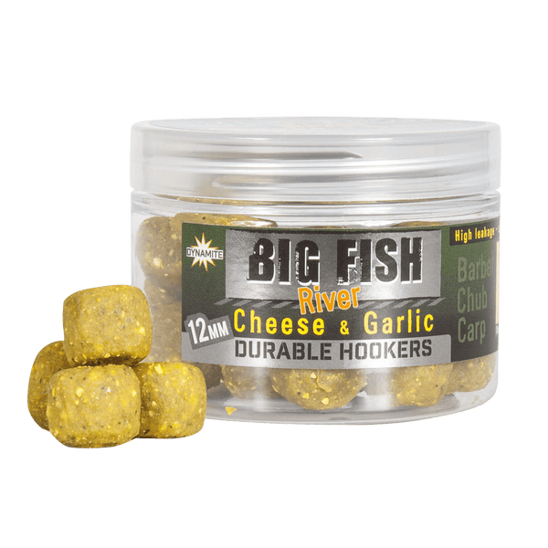 Dynamite Baits Big Fish River Cheese & Garlic Durable Hookers