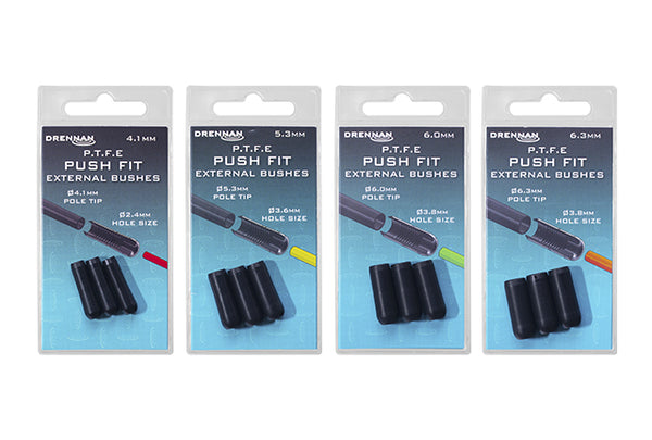 Drennan P.T.F.E Push Fit External Bushes