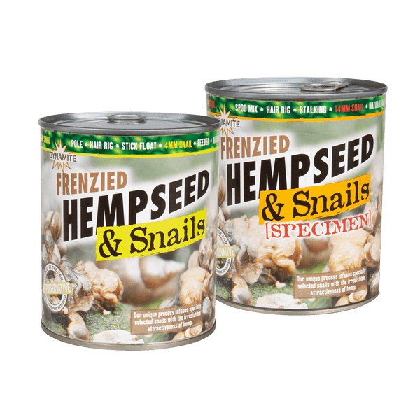 Dynamite Baits Frenzied Hemp & Snails 700g Tin