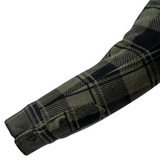 Speero Sherpa Fleece Lined Shirt Green