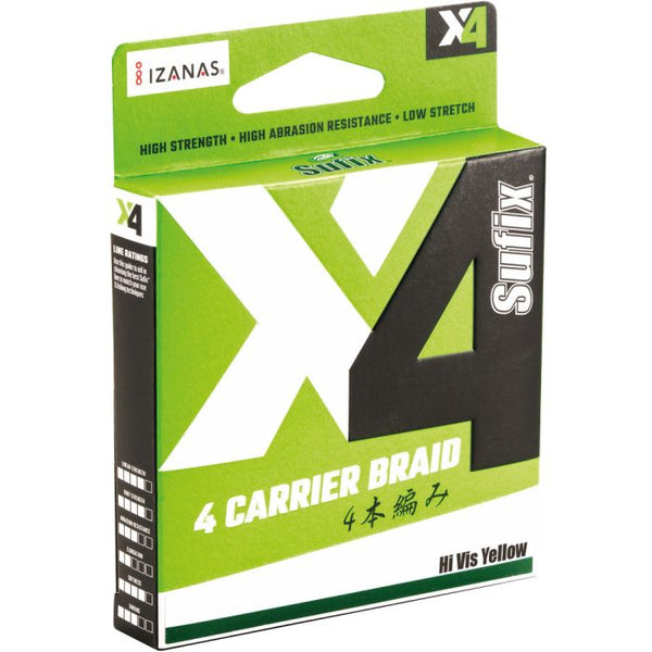 Sufix SFX 4 Carrier Braid 150m Yellow