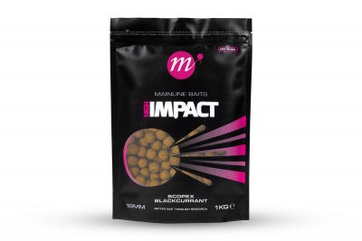 Mainline Carp - Hi Impact Shelf Life Scopex Blackcurrant Boilies - 15mm - 1kg