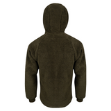Speero Sherpa Fleece Hoodie - Dark Olive
