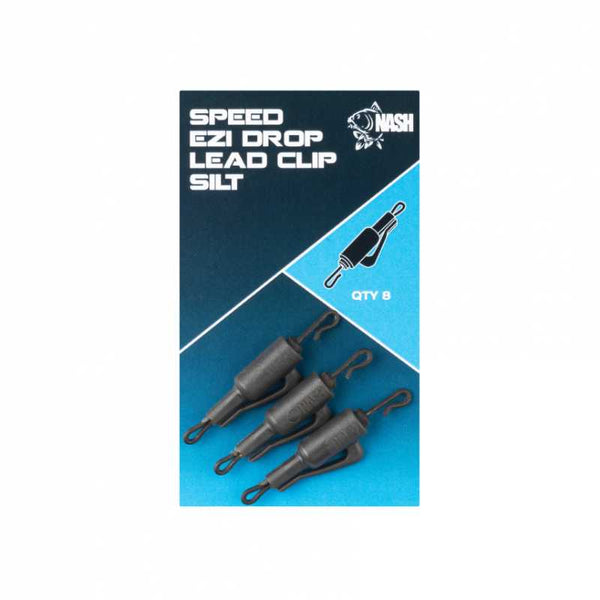 Nash Speed Ezi Drop Lead Clips & Tail Rubbers