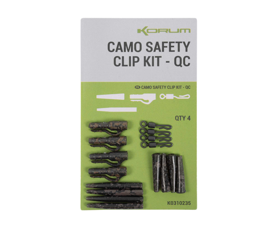 Korum Camo Safety Clip Kit - Quick Change