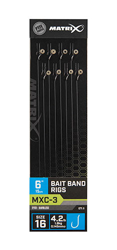Matrix MXC-3 Bait Band Rigs 6"/15cm