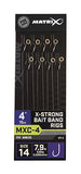 Matrix MXC-4 X-Strong Bait Band Rigs 4"