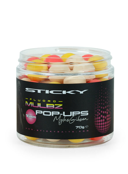 Sticky Baits Mulbz Fluoro Pop-Ups 16mm