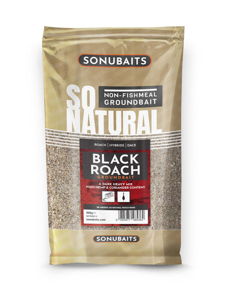 Sonubaits So Natural Groundbait Black Roach 900g