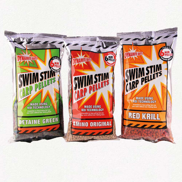 Dynamite Baits Swim Stim Pellets - Betaine Green