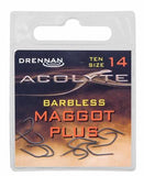 Drennan Acolyte P.T.F.E Coated Maggot Plus Spade End Hooks