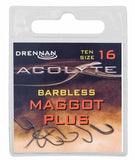 Drennan Acolyte P.T.F.E Coated Maggot Plus Spade End Hooks