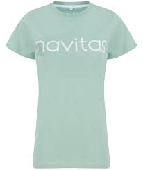Navitas Women's Light Green T-Shirt