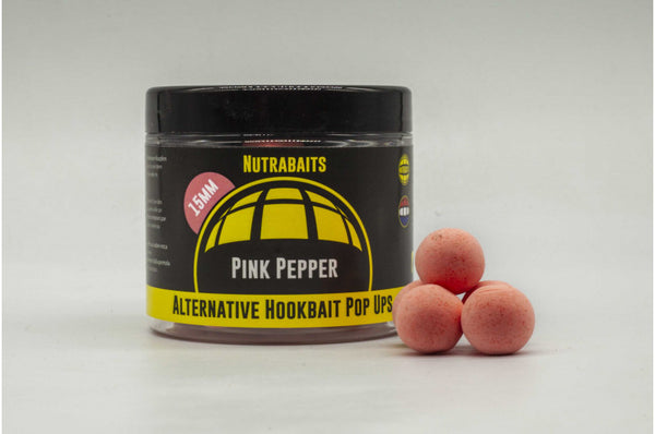 Nutrabaits 15mm Pink Pepper Pop-Ups