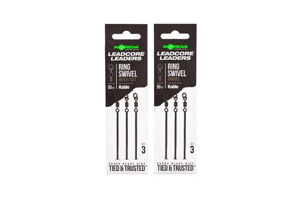 Korda - Kable Leadcore Leader Ring Swivel 50cm
