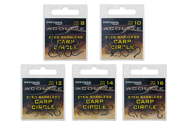 Drennan Acolyte Carp Circle Hooks Barbless