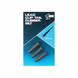 Nash Lead Clip Tail Rubbers - Silt