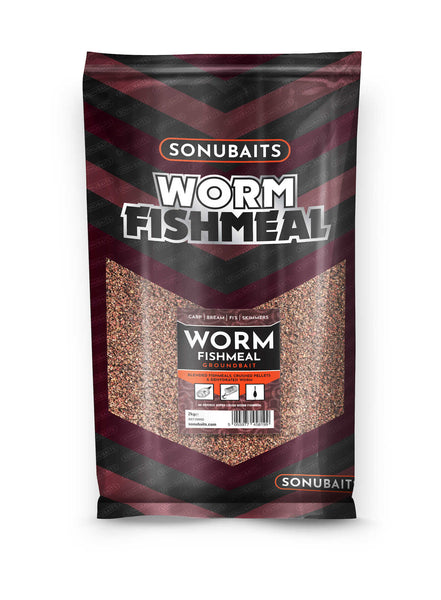 Sonubaits Worm Fishmeal Groundbait 2kg