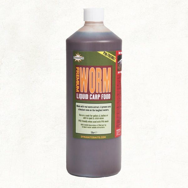 Dynamite Baits Premium Worm Liquid Carp Food