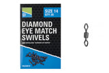 Preston Innovations Diamond Eye Match Swivels