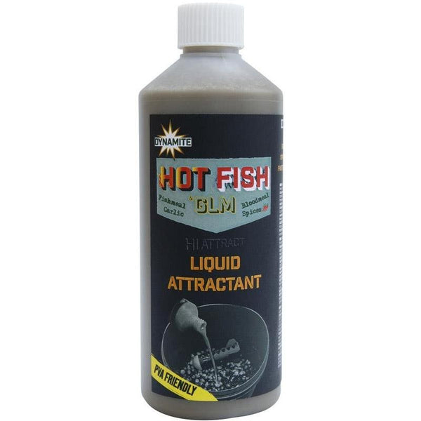 Dynamite Baits Hot Fish & GLM Liquid Attractant 500ml
