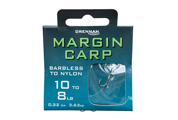 Drennan Margin Carp Hooks To Nylon Barbless