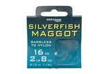 Drennan Silverfish Maggot Hooks To Nylon Barbless