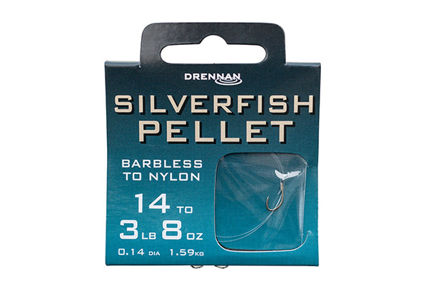 Drennan Silverfish Pellet Hooks To Nylon Barbless