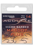 Drennan Acolyte P.T.F.E Coated Maggot Plus Spade End Hooks