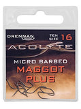 Drennan Acolyte P.T.F.E Coated Maggot Plus Spade End Hooks